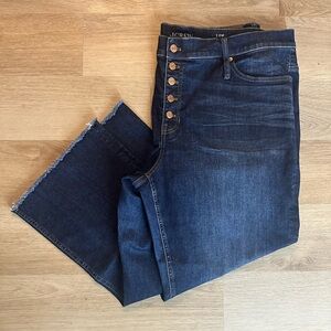 J. crew 9” Demi-boot crop jeans